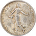 Coin, France, Semeuse, Franc, 1920, Paris, MS(60-62), Silver, KM:844.1