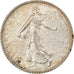Coin, France, Semeuse, Franc, 1915, Paris, AU(55-58), Silver, KM:844.1