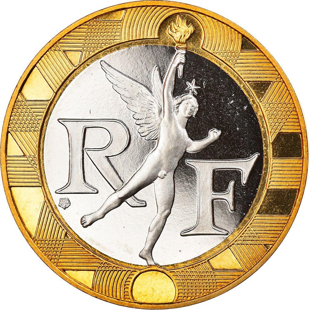 Coin, France, Génie, 10 Francs, 2000, Paris, BE, MS(65-70), Aluminum-Bronze