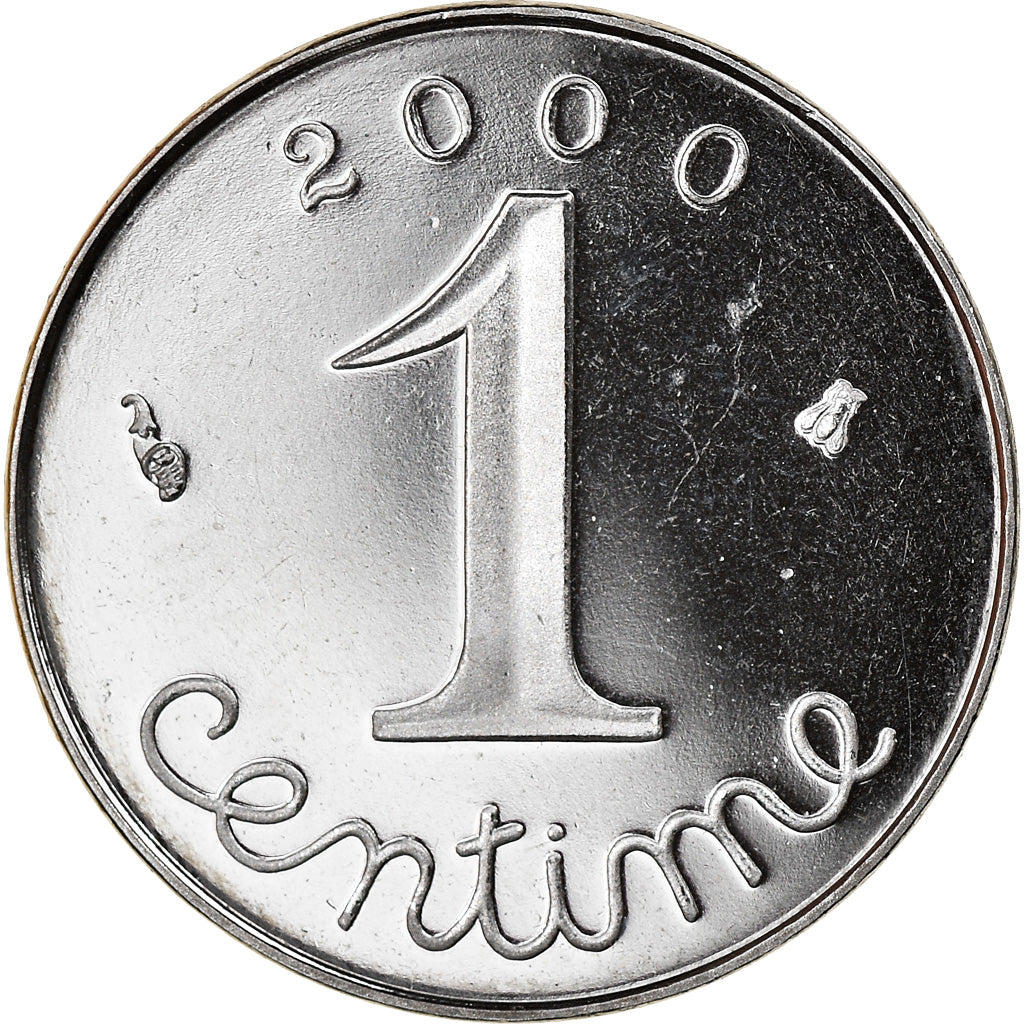 Coin, France, Épi, Centime, 2000, Paris, Proof, MS(65-70), Stainless Steel