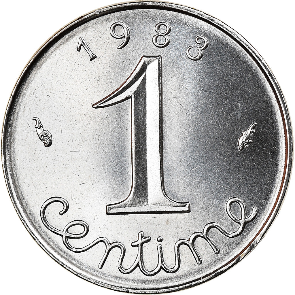 Moneta, Francia, Épi, Centime, 1983, Paris, FDC, FDC, Acciaio inossidabile