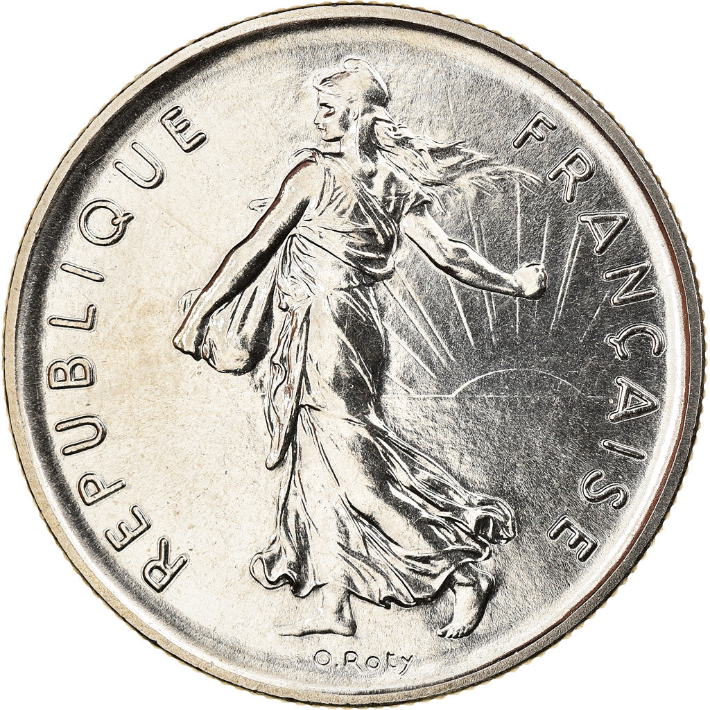 Coin, France, Semeuse, 5 Francs, 1973, Paris, FDC, MS(65-70), Nickel Clad