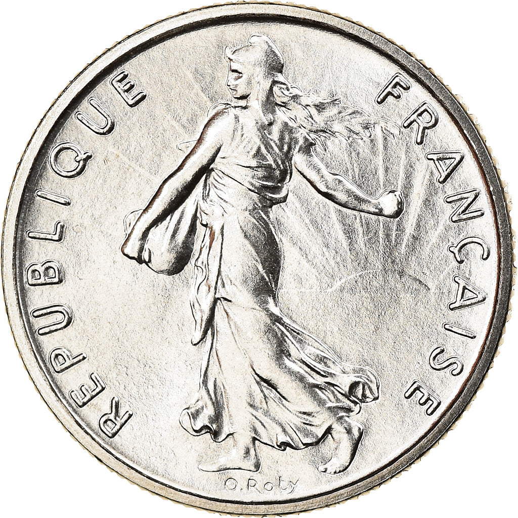 Coin, France, Semeuse, 1/2 Franc, 1973, Paris, FDC, MS(65-70), Nickel, KM:931.1