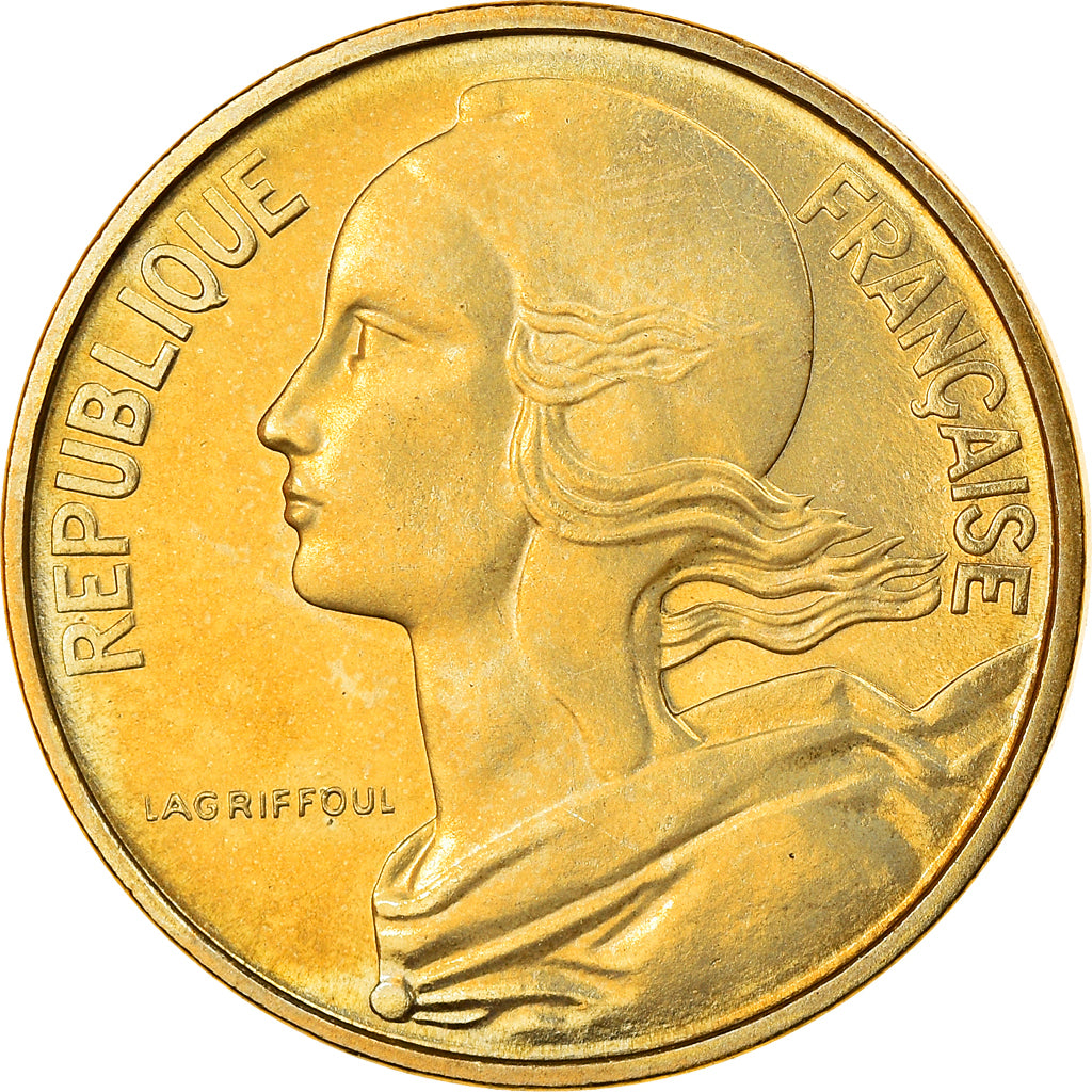 Coin, France, Marianne, 10 Centimes, 1973, Paris, FDC, MS(65-70)