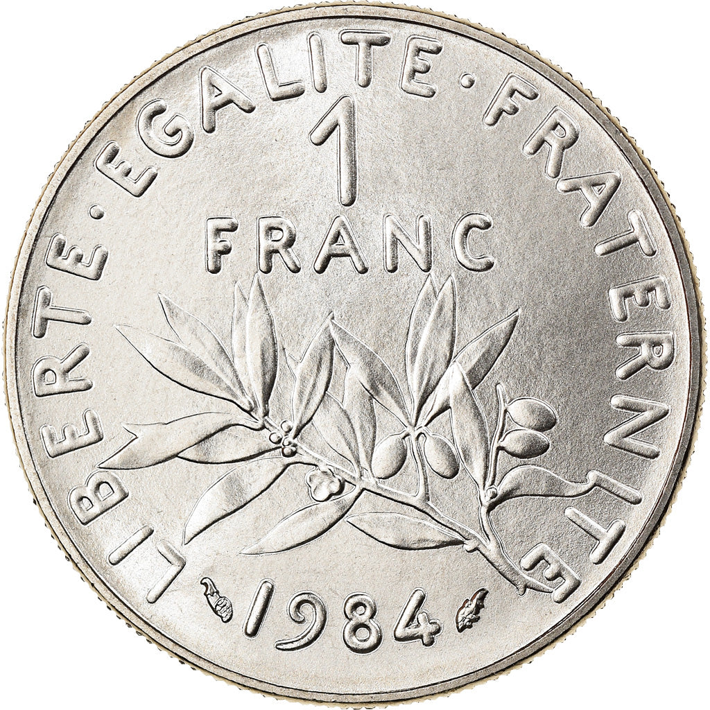 Munten, Frankrijk, Semeuse, Franc, 1984, Paris, FDC, FDC, Nickel, KM:925.1