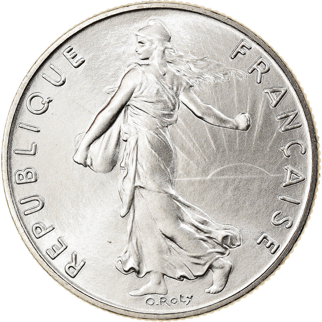 Coin, France, Semeuse, 1/2 Franc, 1984, Paris, FDC, MS(65-70), Nickel, KM:931.1
