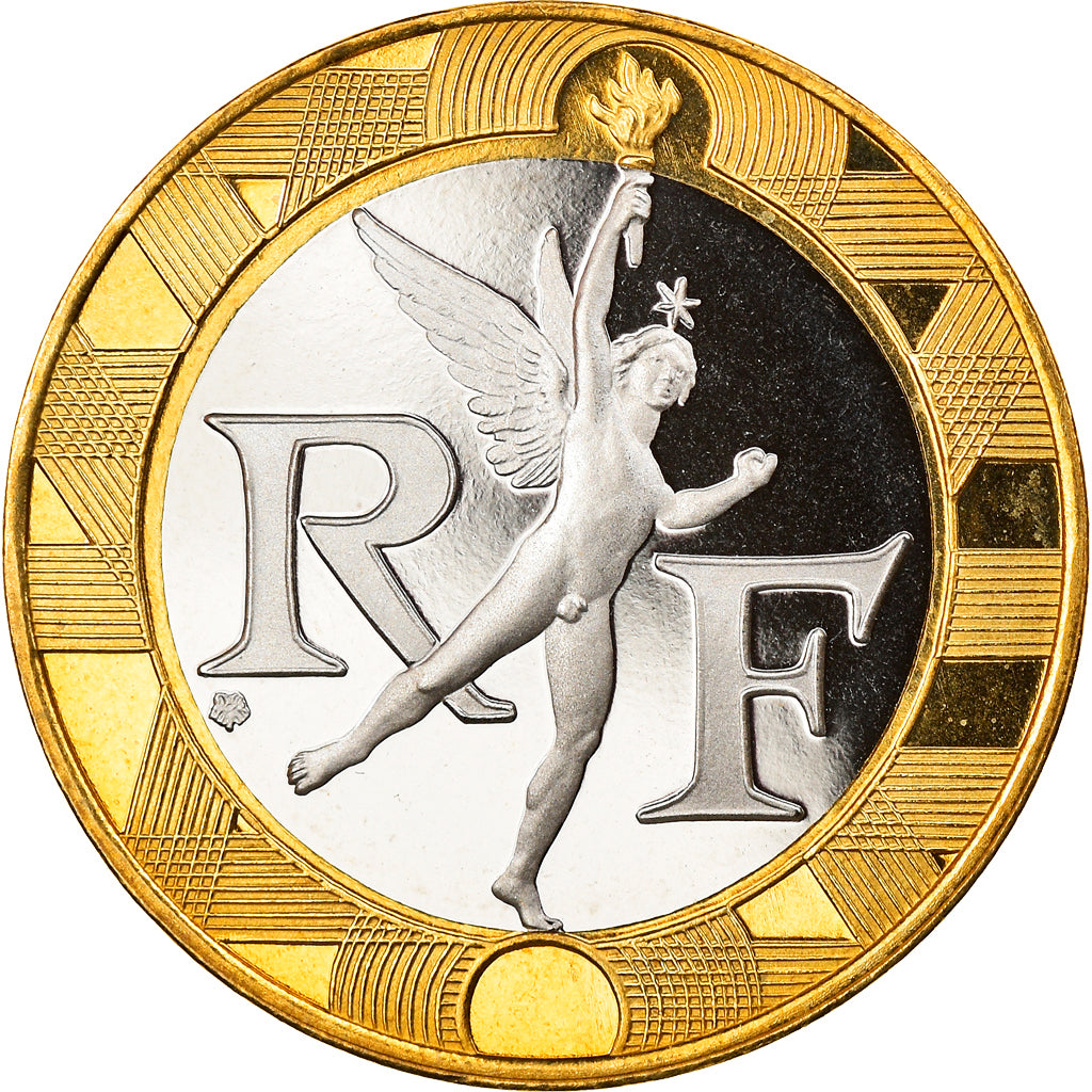 Coin, France, Génie, 10 Francs, 2001, Paris, Proof, MS(65-70), Aluminum-Bronze