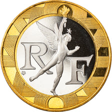 Coin, France, Génie, 10 Francs, 2001, Paris, Proof, MS(65-70), Aluminum-Bronze