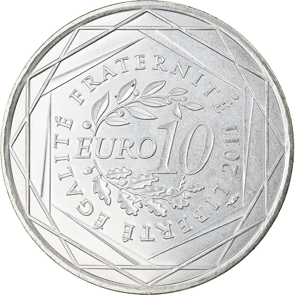 Francja, 10 Euro, 2011, Paris, MS(64), Srebro, Gadoury:EU450, KM:1745