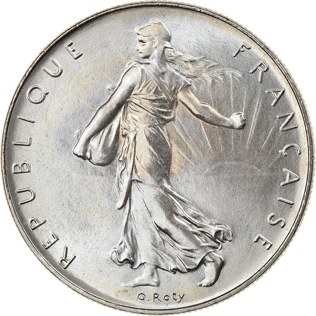 Coin, France, Semeuse, Franc, 1976, Paris, FDC, MS(65-70), Nickel, KM:925.1