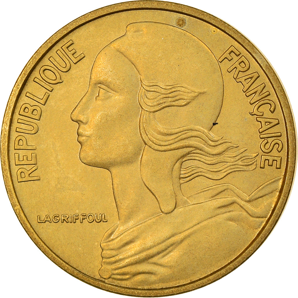 Coin, France, Marianne, 5 Centimes, 1976, Paris, FDC, MS(65-70)