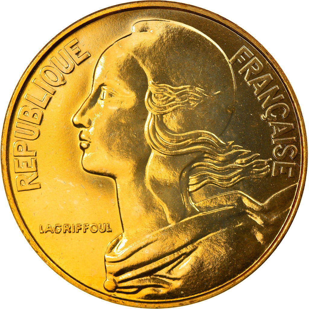 Munten, Frankrijk, Marianne, 20 Centimes, 1988, Paris, FDC, FDC