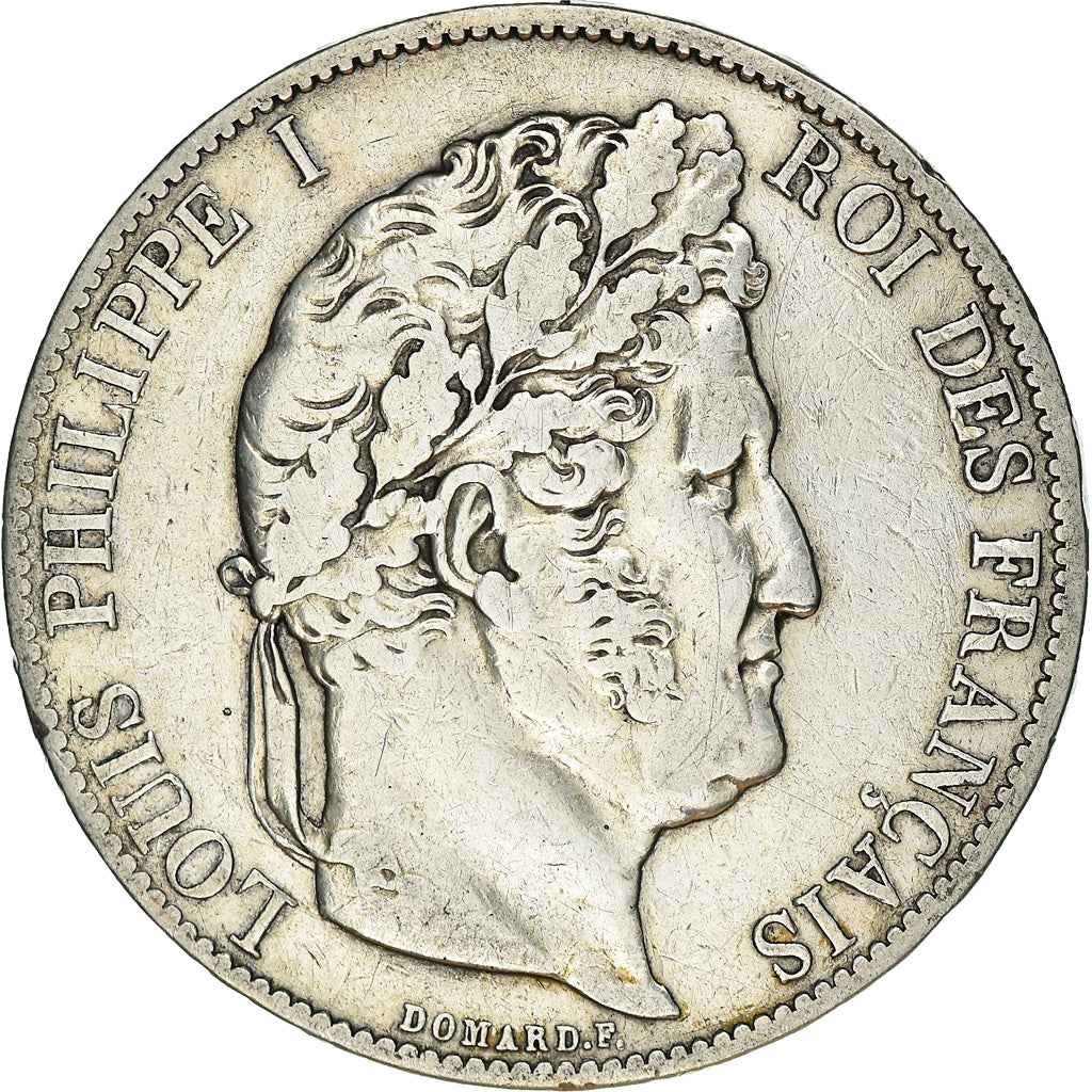 Coin, France, Louis-Philippe, 5 Francs, 1847, Paris, VF(30-35), Silver
