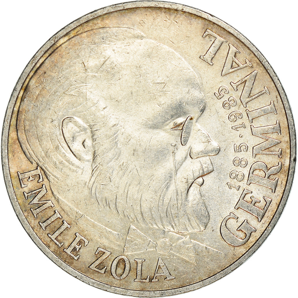 Coin, France, Germinal, 100 Francs, 1985, EF(40-45), Silver, KM:957, Gadoury:900