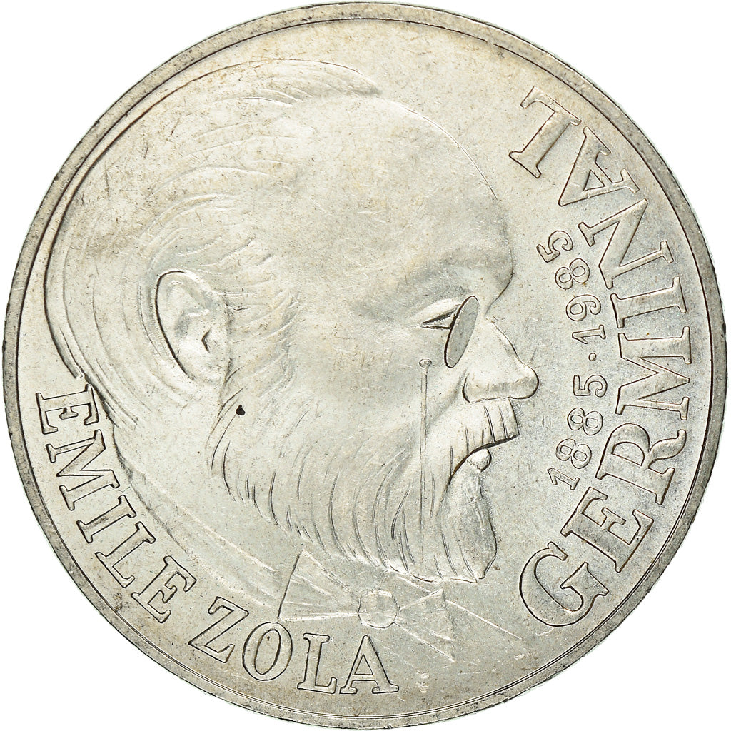 Coin, France, Germinal, 100 Francs, 1985, MS(60-62), Silver, KM:957, Gadoury:900