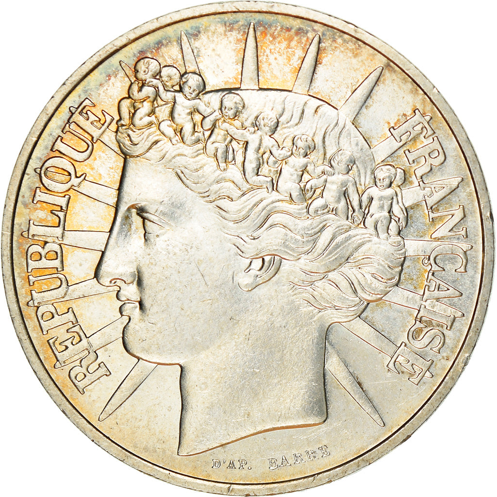 Munten, Frankrijk, 100 Francs, 1988, PR, Zilver, KM:P999, Gadoury:237.P1