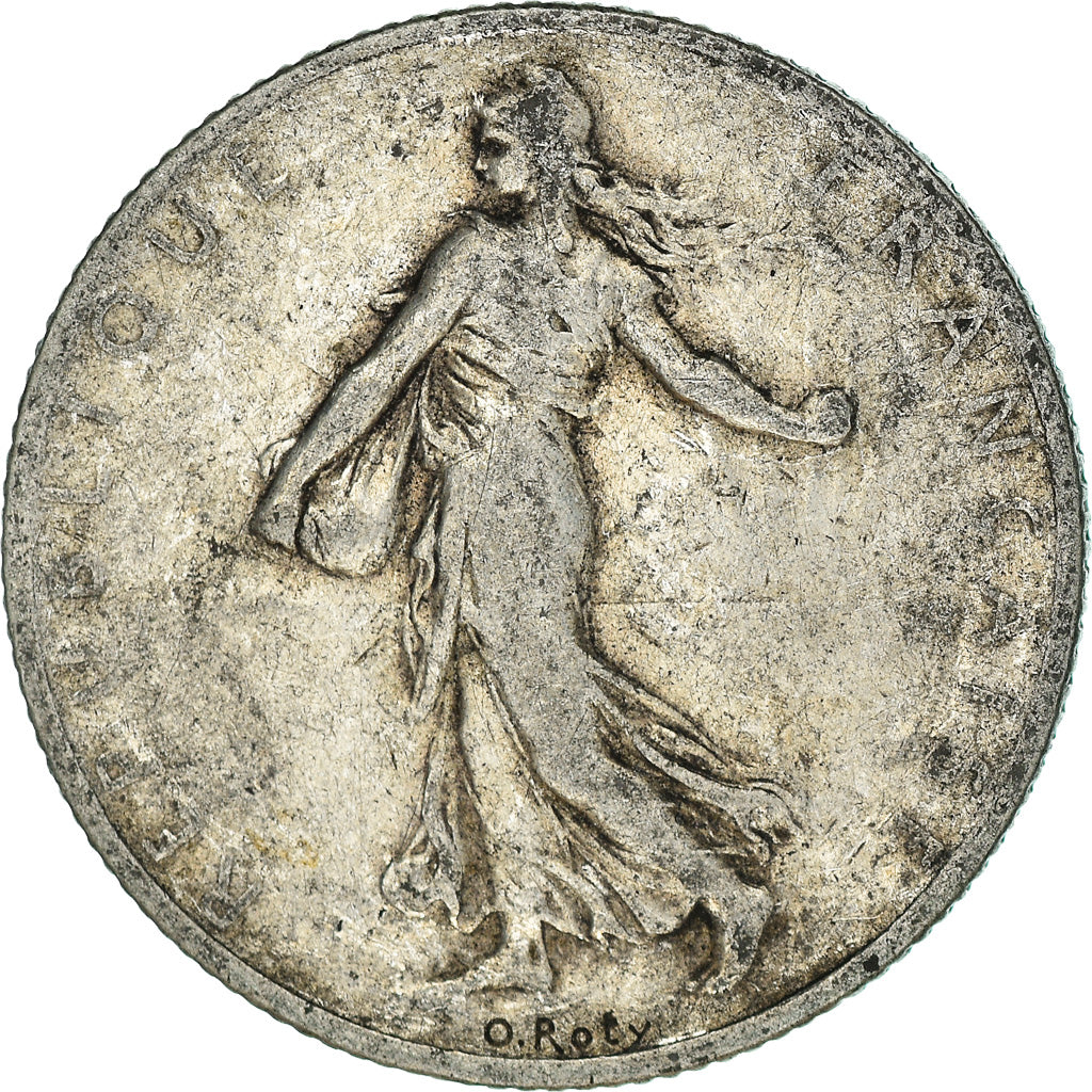 Coin, France, Semeuse, 2 Francs, 1902, Paris, VF(30-35), Silver, KM:845.1