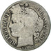 Coin, France, Cérès, Franc, 1871, Paris, VF(20-25), Silver, KM:822.1