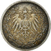 Coin, GERMANY - EMPIRE, 1/2 Mark, 1905, Berlin, VF(20-25), Silver, KM:17