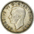 Moneta, Gran Bretagna, George VI, 6 Pence, 1941, BB+, Argento, KM:852