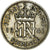 Moneta, Gran Bretagna, George VI, 6 Pence, 1941, BB+, Argento, KM:852