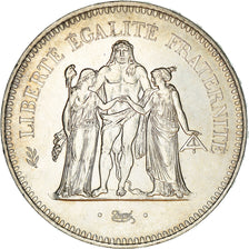 Moneta, Francia, Hercule, 50 Francs, 1979, Paris, SPL-, Argento, KM:941.1