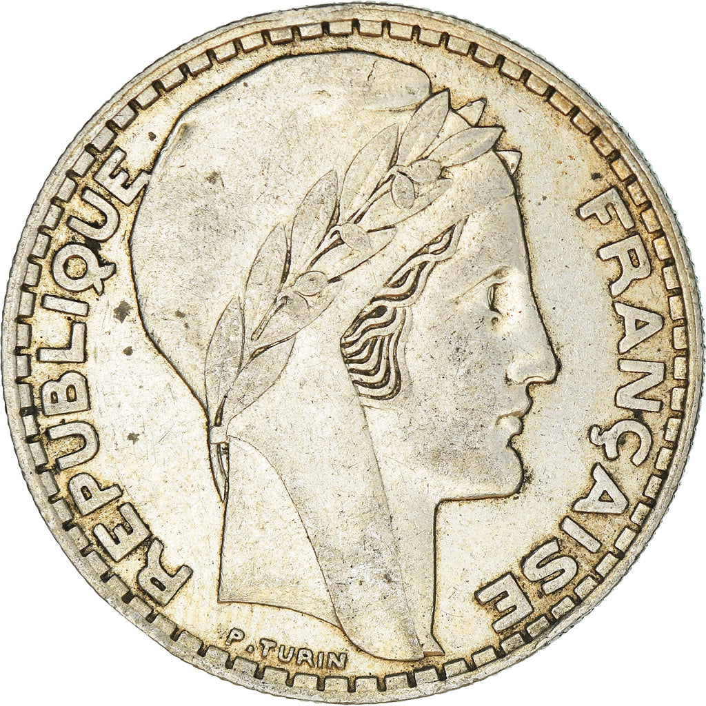 Coin, France, Turin, 20 Francs, 1933, Paris, AU(55-58), Silver, KM:879