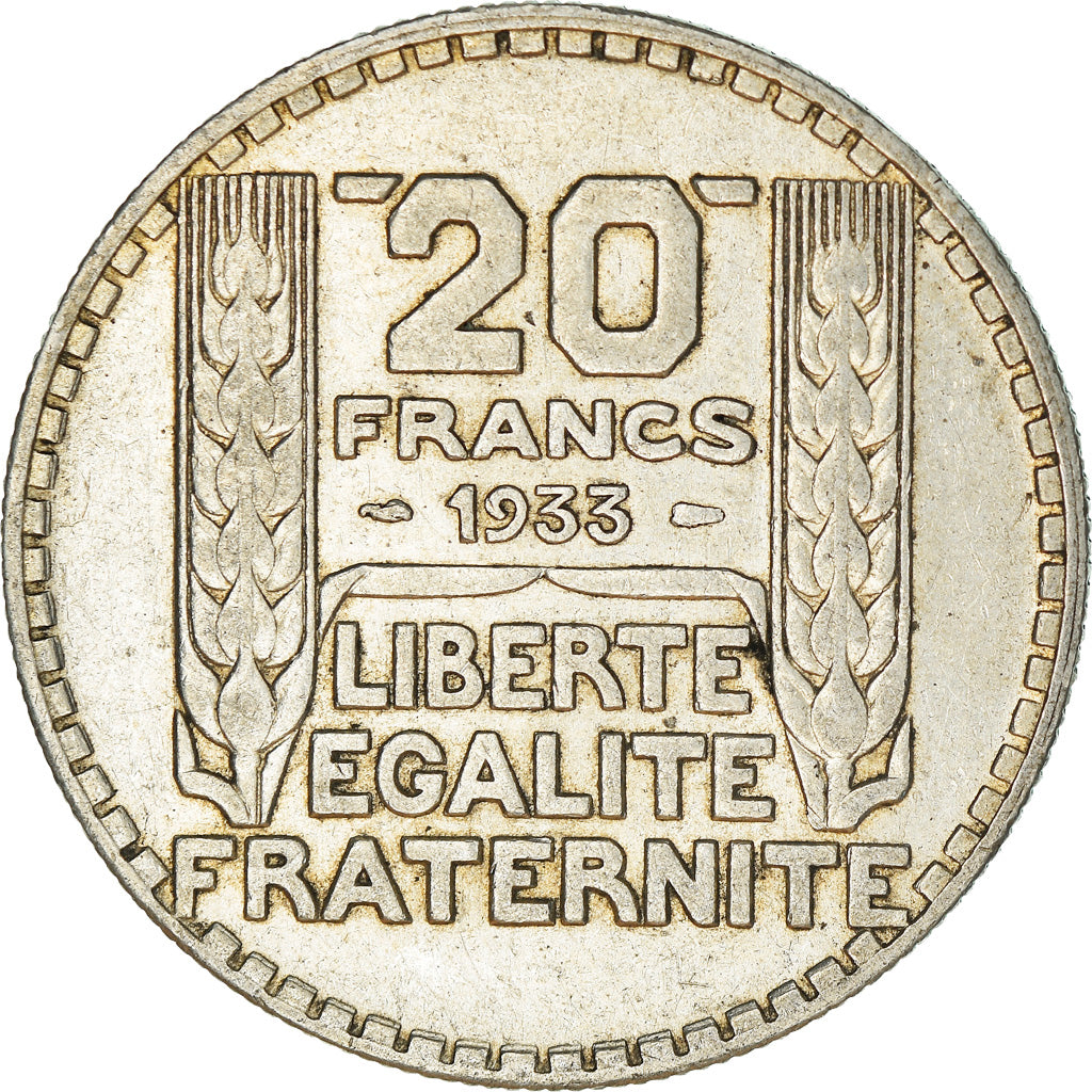 Coin, France, Turin, 20 Francs, 1933, Paris, AU(55-58), Silver, KM:879
