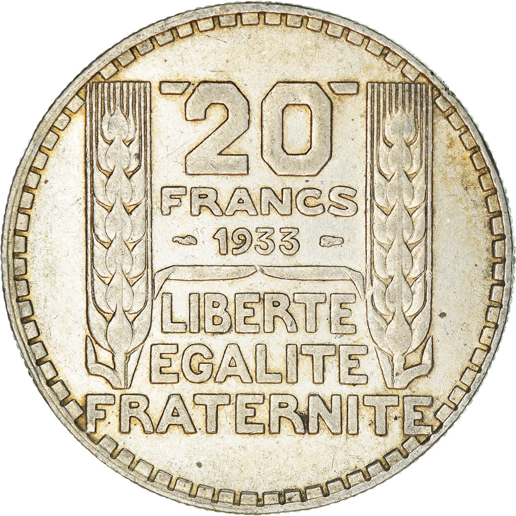 Monnaie, France, Turin, 20 Francs, 1933, Paris, TTB, Argent, Gadoury:852, KM:879