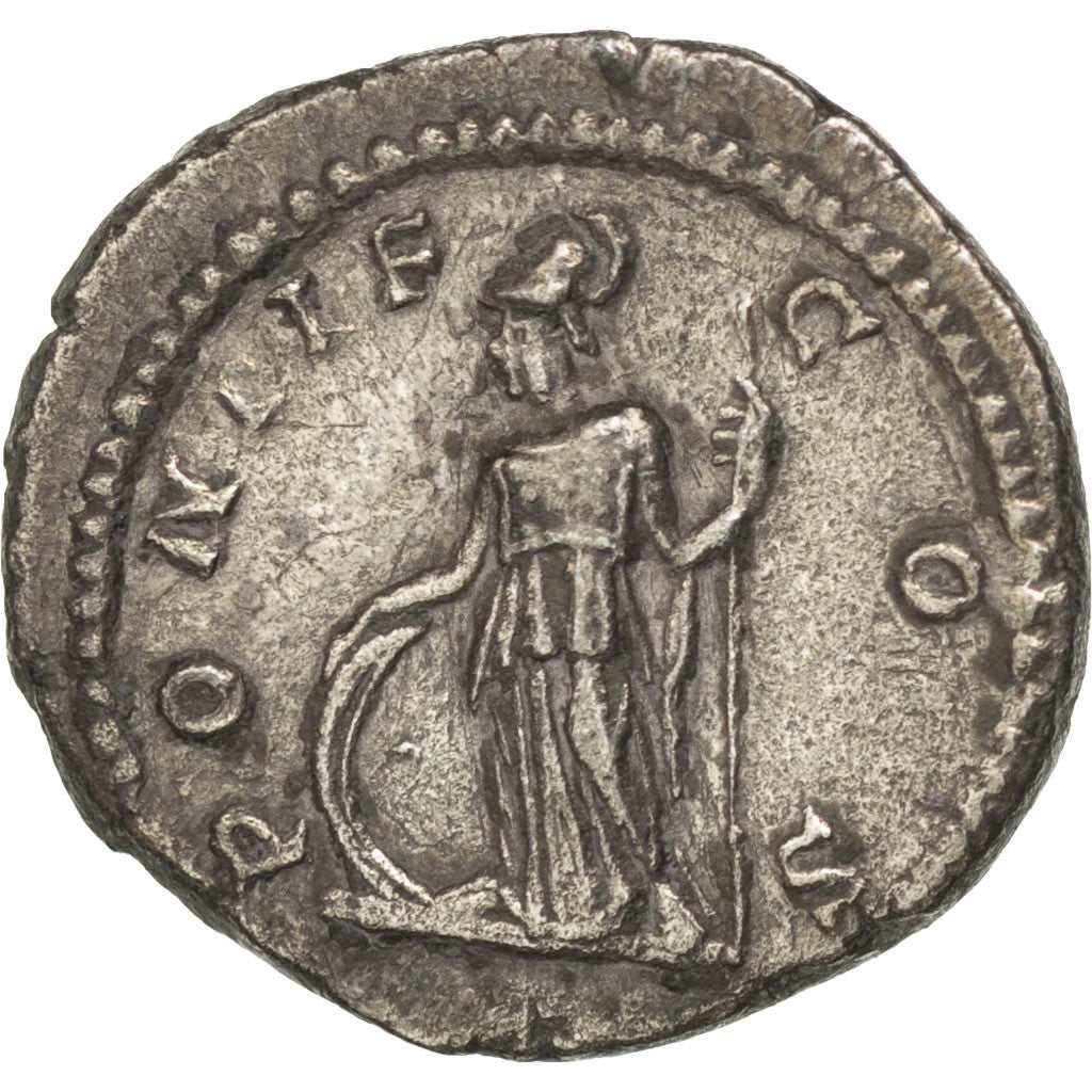 Munten, Geta, Denarius, Rome, ZF, Zilver, RIC:34b