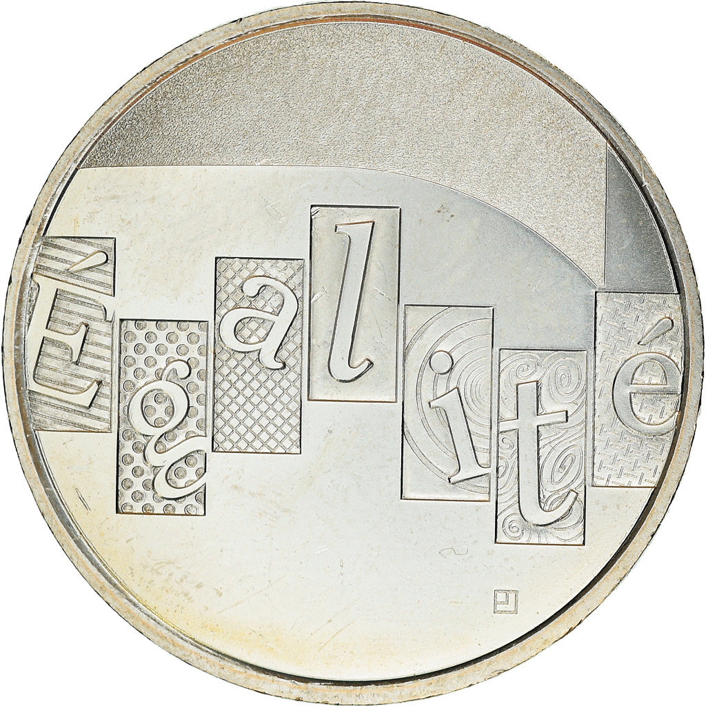 França, Egalité, 5 Euro, 2013, MS(63), Prata, Gadoury:EU646