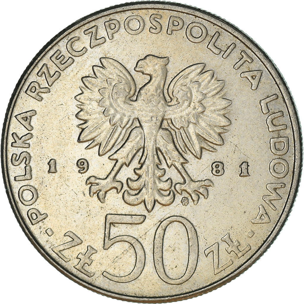Monnaie, Pologne, 50 Zlotych, 1981, Warsaw, SPL, Copper-nickel, KM:128
