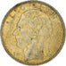 Bélgica, 20 Francs, 20 Frank, 1935, MBC, Plata, KM:105