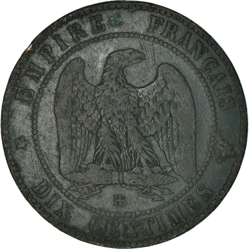 Coin, France, Napoleon III, Napoléon III, 10 Centimes, 1854, Strasbourg