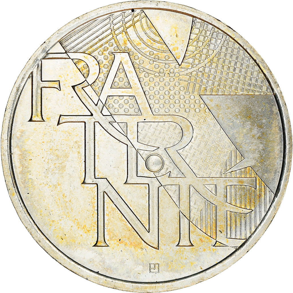 França, 5 Euro, Fraternité, 2013, MS(63), Prata, Gadoury:EU647