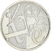 Francja, 5 Euro, Liberté, 2013, Paris, MS(64), Srebro