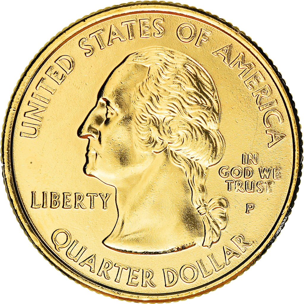 Coin, United States, North Carolina, Quarter, 2001, U.S. Mint, Philadelphia