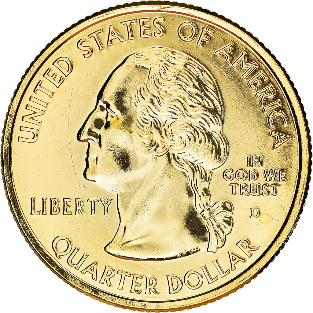 Coin, United States, Illinois, Quarter, 2003, U.S. Mint, golden, MS(65-70)