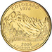 Coin, United States, Colorado, Quarter, 2006, U.S. Mint, golden, MS(65-70)