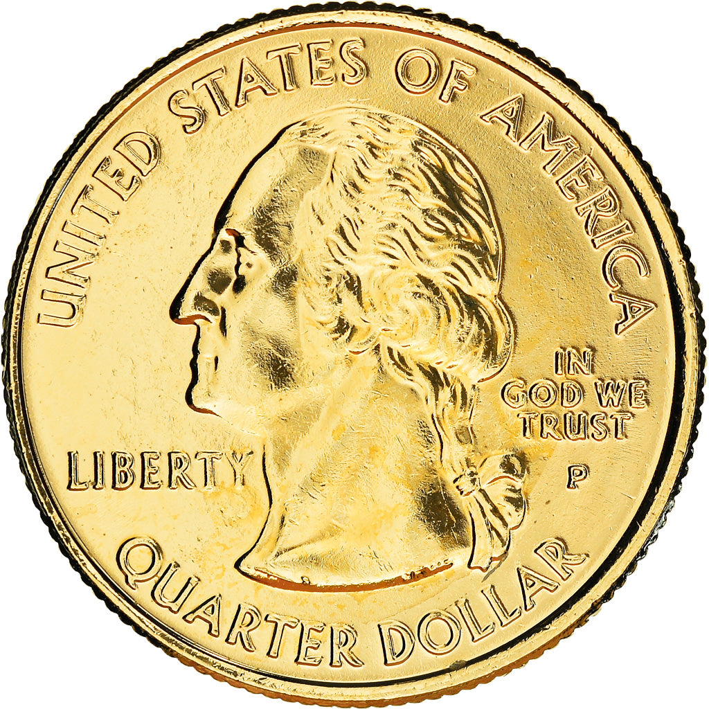Moneta, Stati Uniti, Idaho, Quarter, 2007, golden, FDC, Rame-nichel