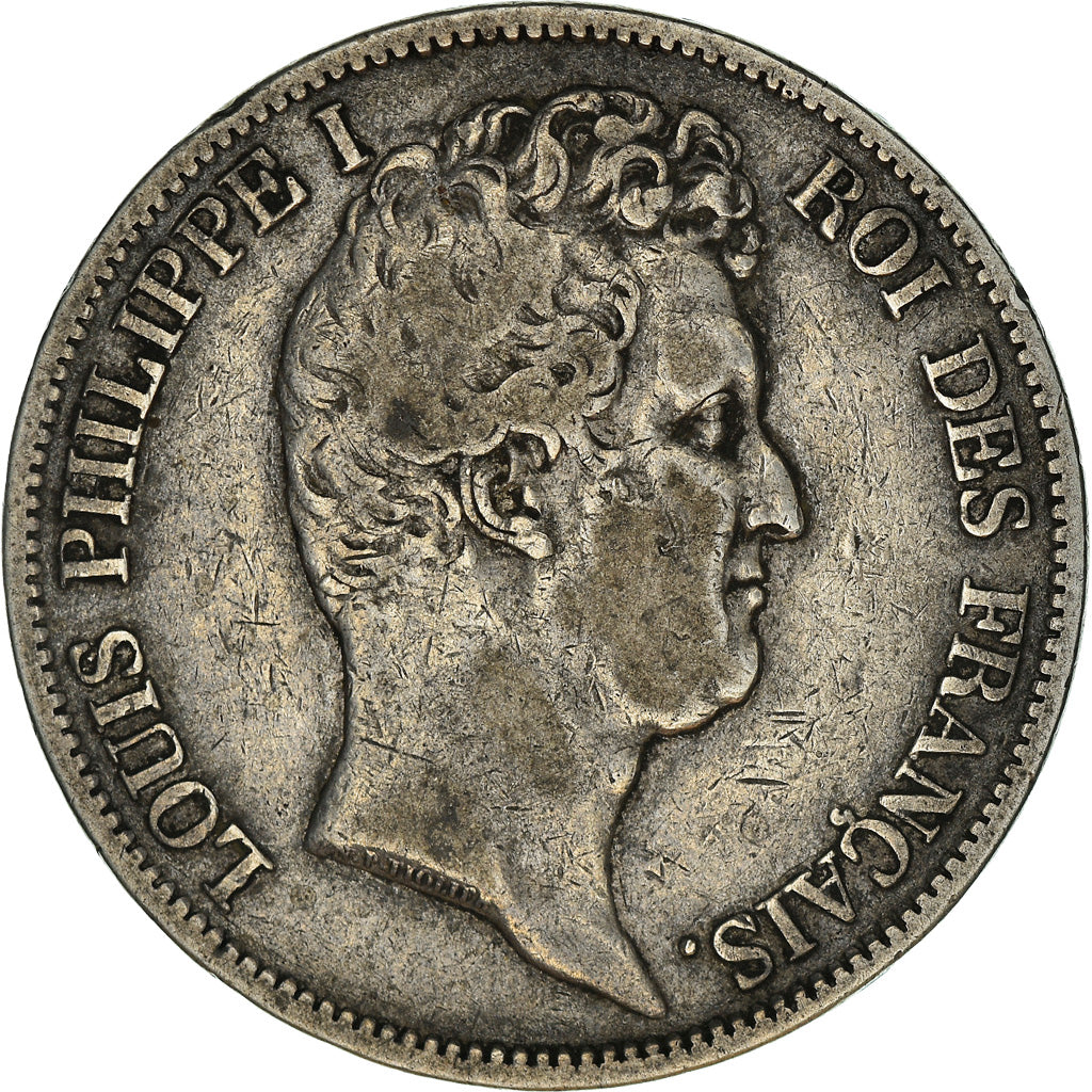 Moneta, Francja, Louis-Philippe, 5 Francs, 1831, Paris, VF(30-35), Srebro