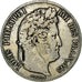 Moneda, Francia, Louis-Philippe, 5 Francs, 1840, Paris, BC+, Plata, KM:749.1