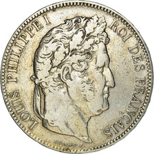 Münze, Frankreich, Louis-Philippe, 5 Francs, 1840, Lille, S+, Silber