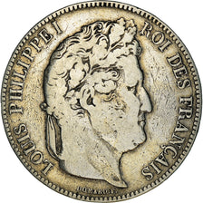 Münze, Frankreich, Louis-Philippe, 5 Francs, 1843, Lille, S, Silber, KM:749.13