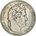 Coin, France, Louis-Philippe, 5 Francs, 1847, Strasbourg, VF(30-35), Silver