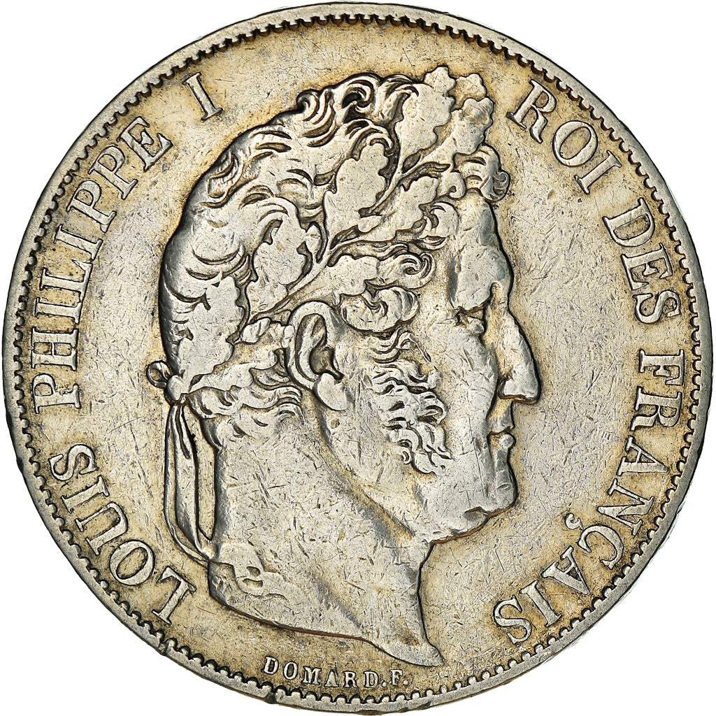 Coin, France, Louis-Philippe, 5 Francs, 1848, Paris, EF(40-45), Silver