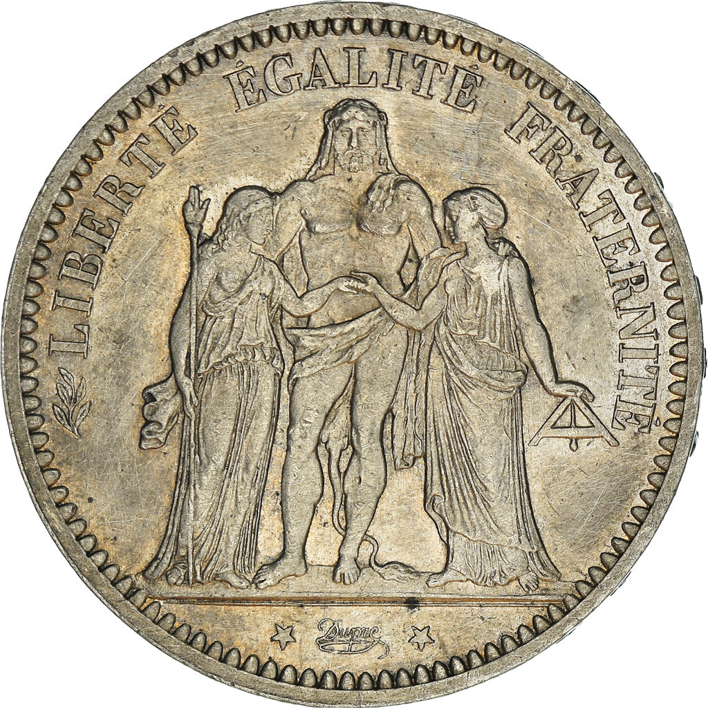 Monnaie, France, Hercule, 5 Francs, 1873, Paris, TTB+, Argent, Gadoury:745a