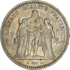 Coin, France, Hercule, 5 Francs, 1873, Paris, AU(50-53), Silver, KM:820.1