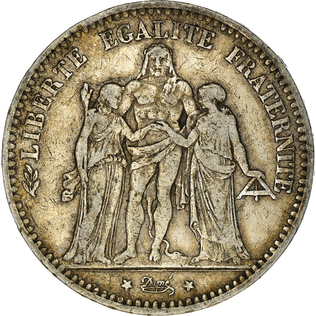 Monnaie, France, Hercule, 5 Francs, 1875, Paris, TB+, Argent, Gadoury:745a