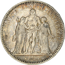 Monnaie, France, Hercule, 5 Francs, 1875, Paris, TTB, Argent, Gadoury:745a